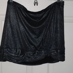 CHARCOAL GLITZ ARMANI EXCHANGE SKIRT